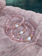 Pink Faceted Beaded Stretch Bracelet Set of 3 - Sky’s Gem Box
