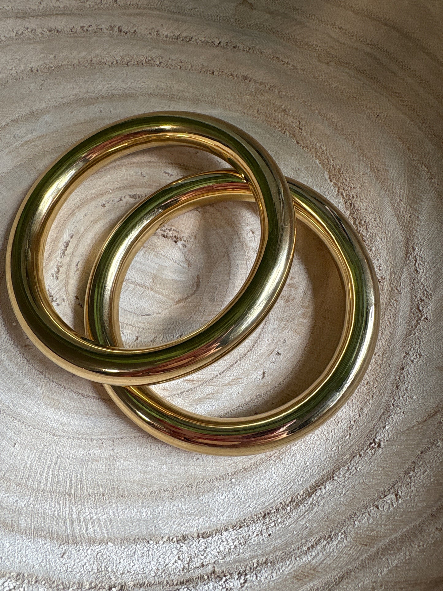 Stainless Steel Smooth Bangle 10mm - Sky’s Gem Box