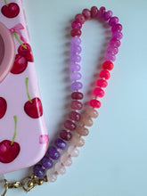 Pink and Purple Agate Beads Phone Strap - Sky’s Gem Box