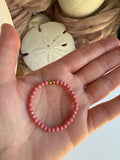 Kids- Watermelon Czech Glass Bracelet - Sky’s Gem Box