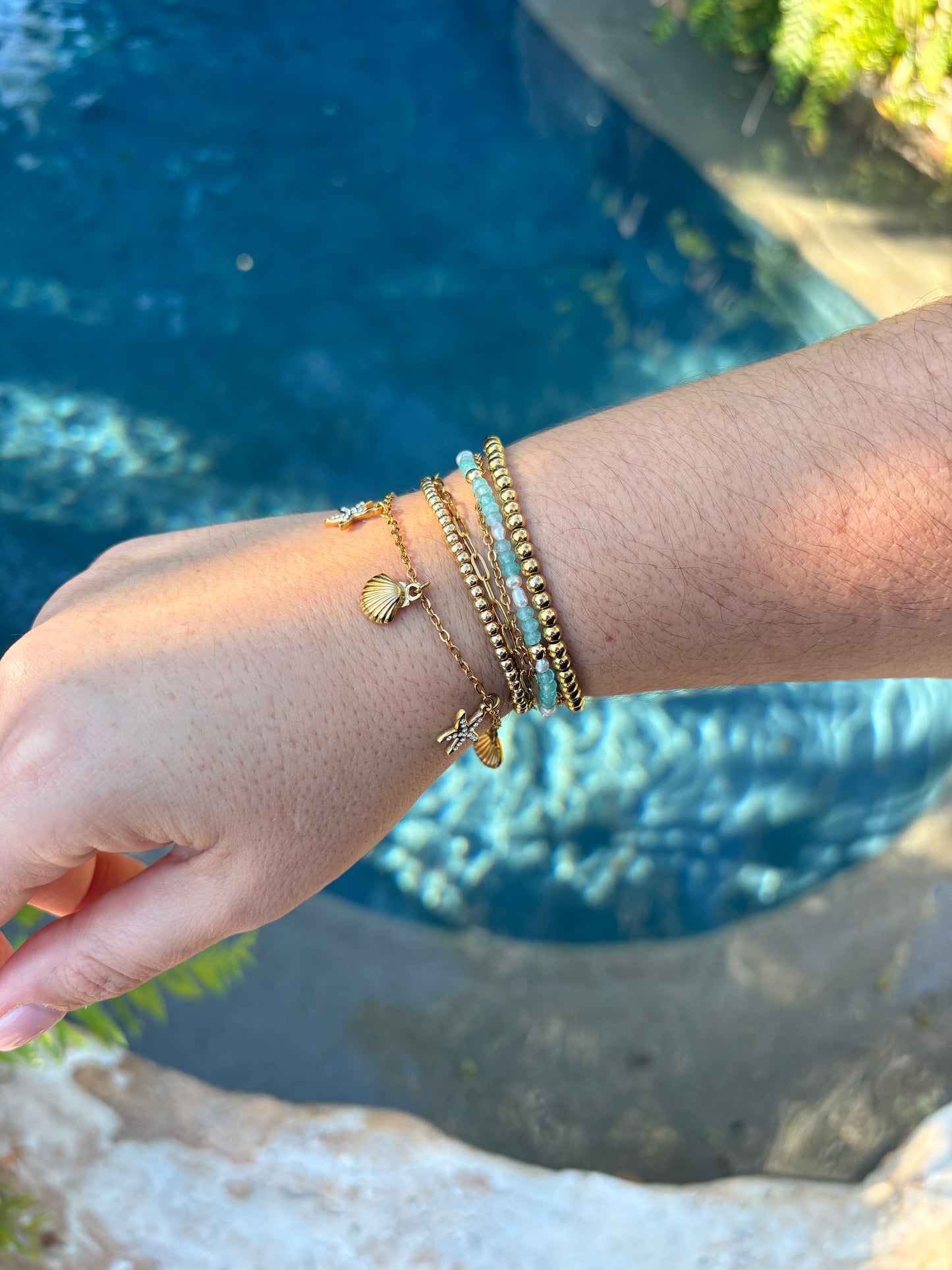 Dainty Nautical Charm Bracelet
