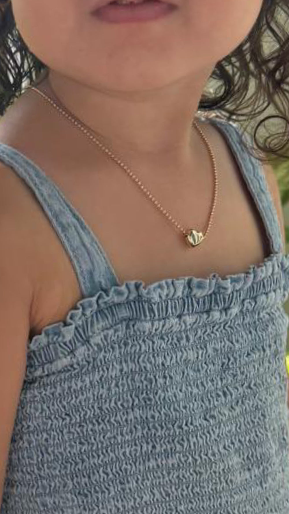 Toddler Heart Necklace - Sky’s Gem Box