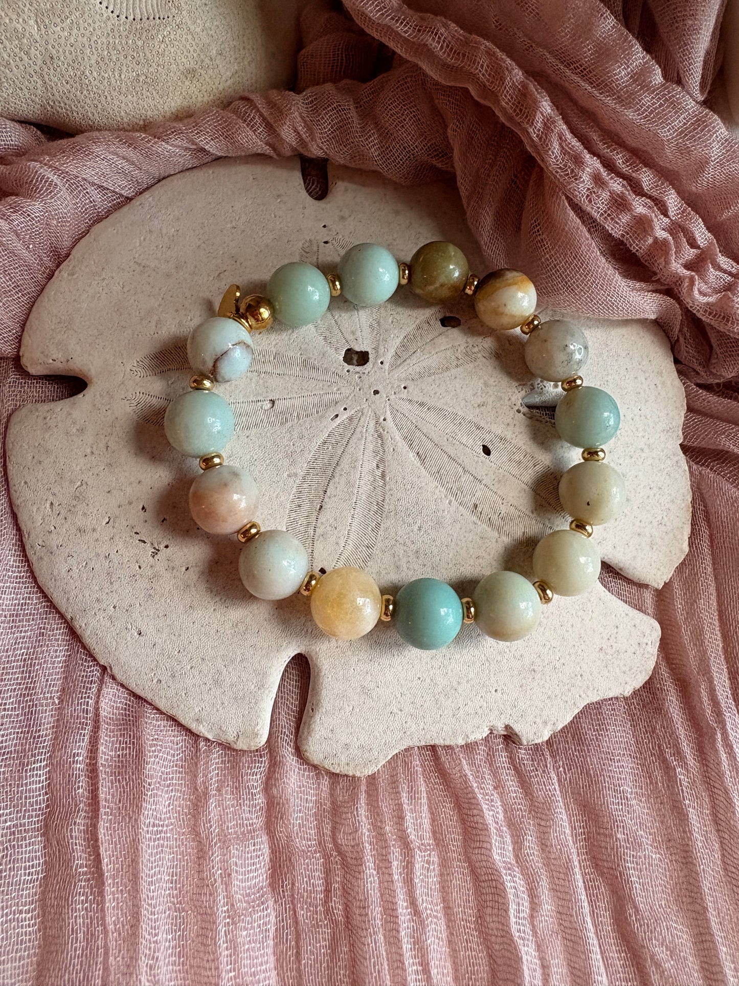 Sea Breeze 10mm Bracelet - Sky’s Gem Box