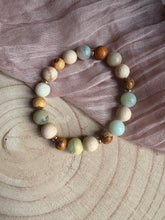 Jasper Blend and Amazonite Bracelet