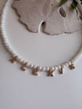 CZ Name Necklace in White