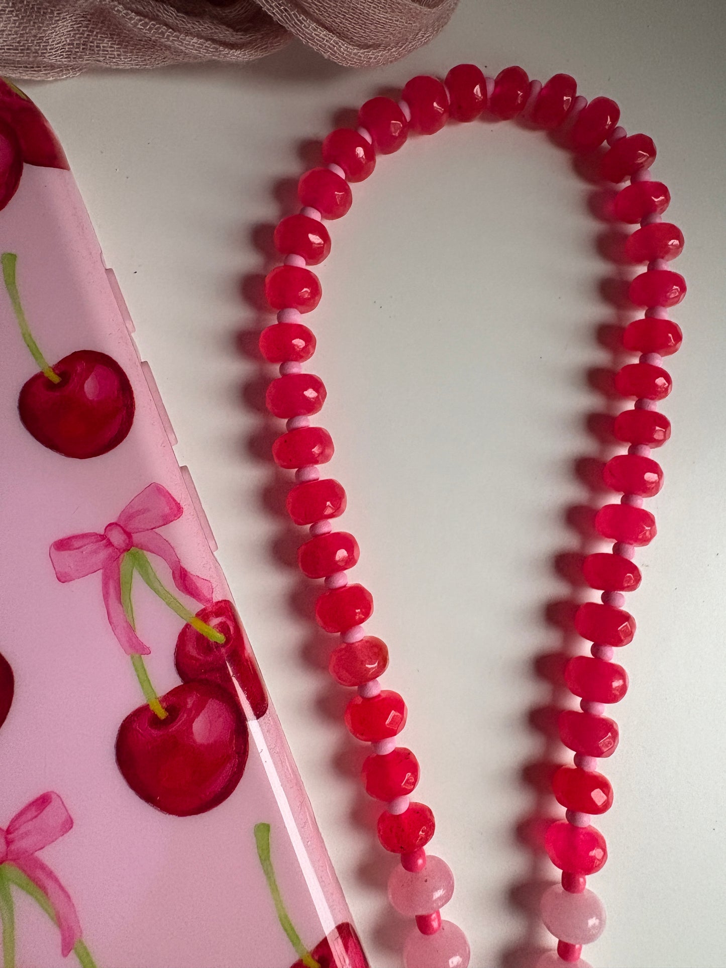 Cherry Pie Phone Strap