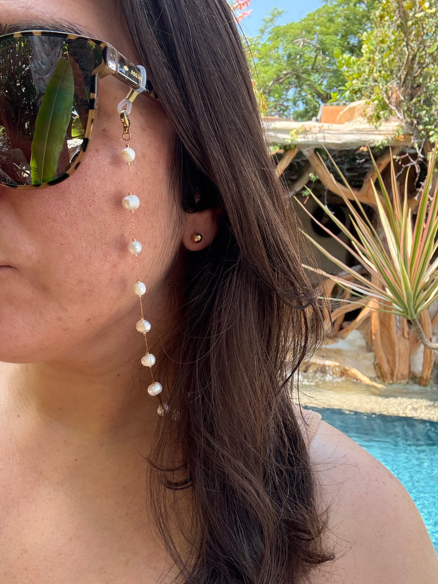 Glasses Chain- Pearl