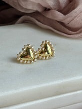 Heart/Pearl Earrings - Sky’s Gem Box