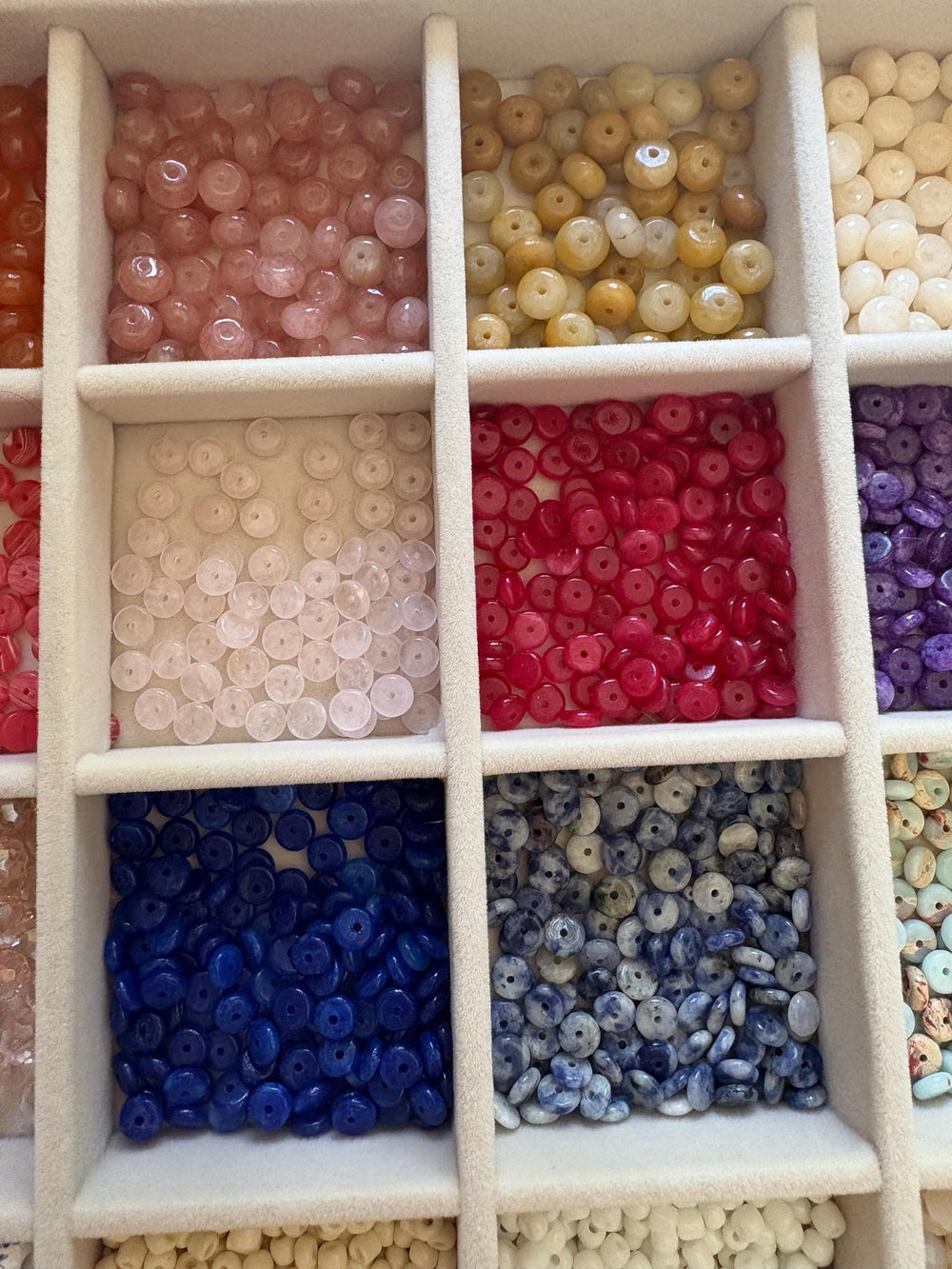 Rainbow Flat Agate Necklace - Sky’s Gem Box