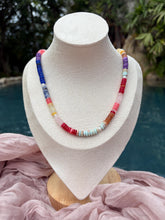 Rainbow Flat Agate Necklace - Sky’s Gem Box