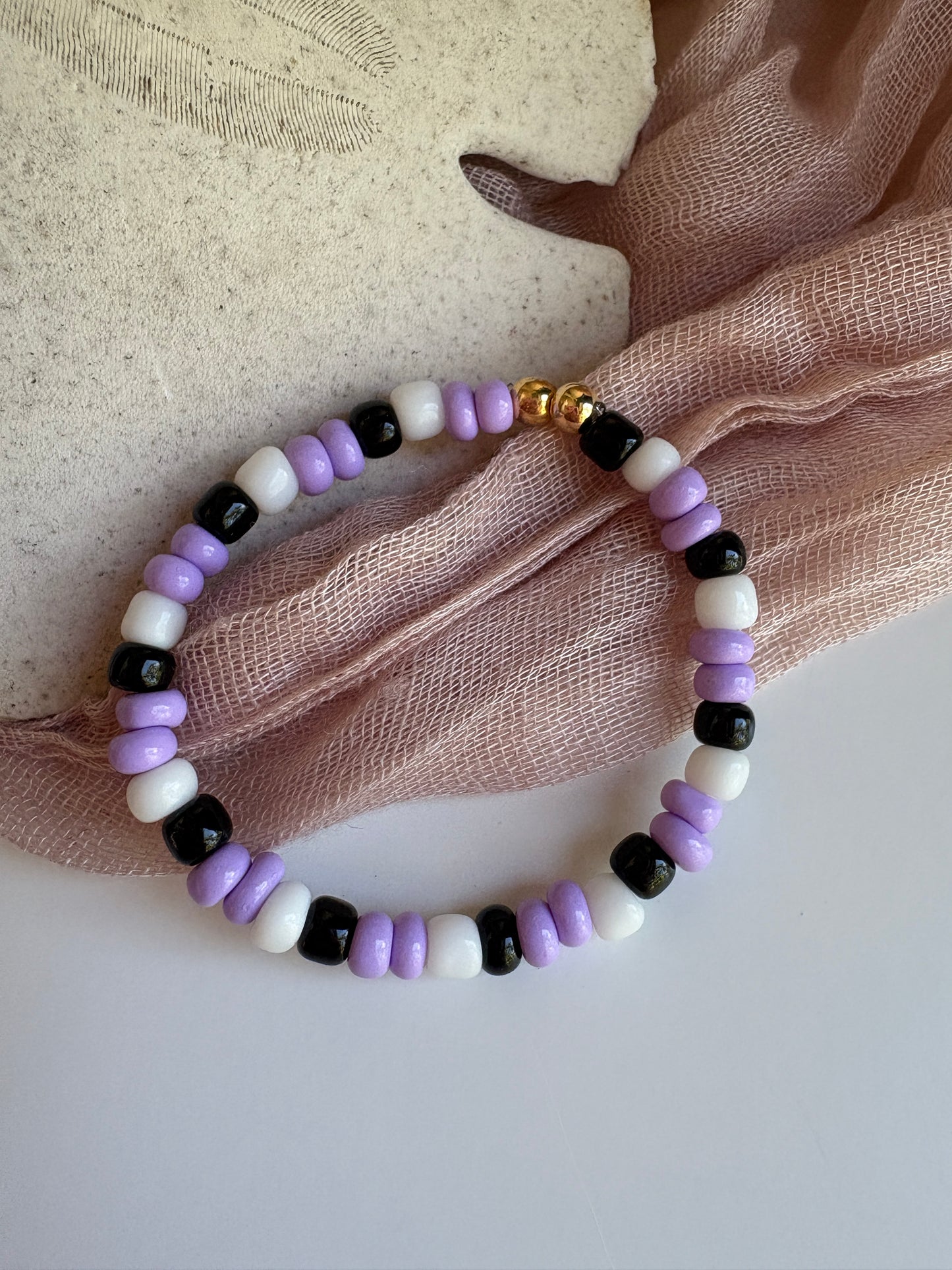 Kids- Halloween Glass Beads Bracelet