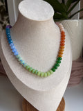 Rainbow Agate Necklace - Sky’s Gem Box