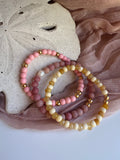 Kids- Pink & Gold Beaded Bracelet - Sky’s Gem Box
