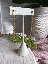 Gold Chain Dangle Earrings