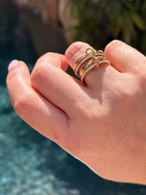 Stacked CZ Loop Ring - Sky’s Gem Box