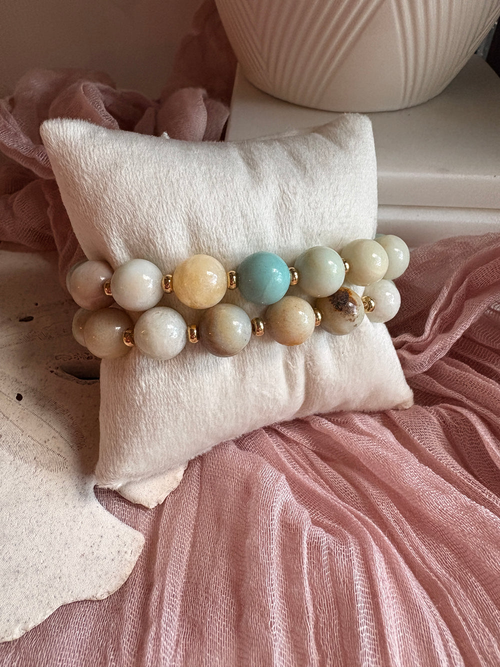 Sea Breeze 10mm Bracelet - Sky’s Gem Box