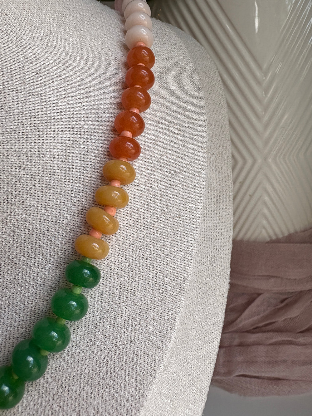 Rainbow Agate Necklace - Sky’s Gem Box
