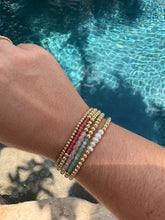 Agate or Pearl Stretch Bracelet - Sky’s Gem Box