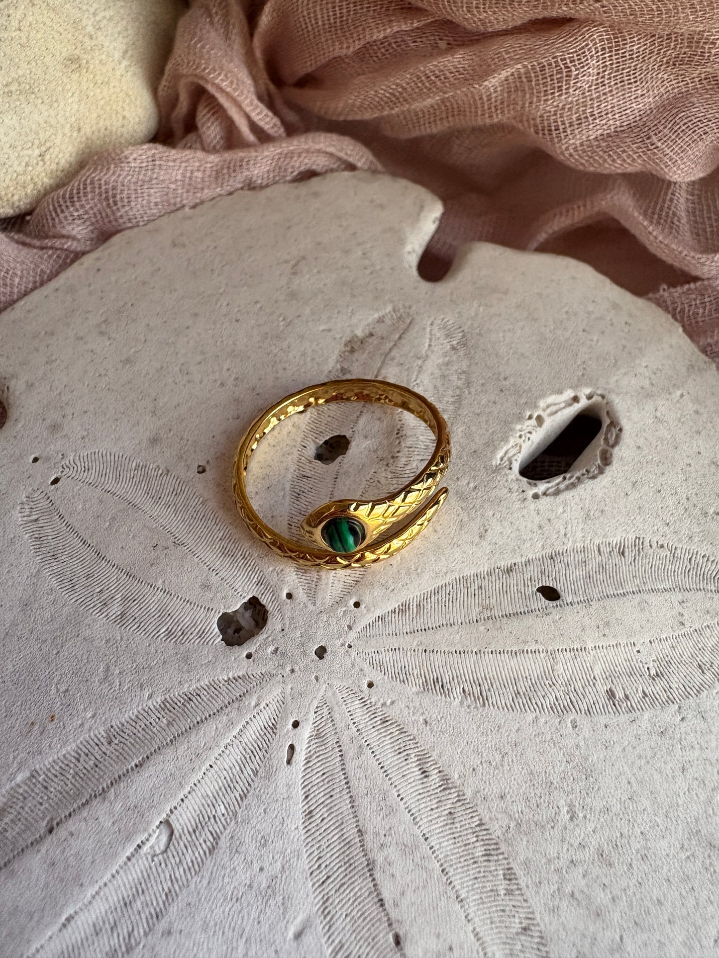 Adjustable Snake Wrap Ring