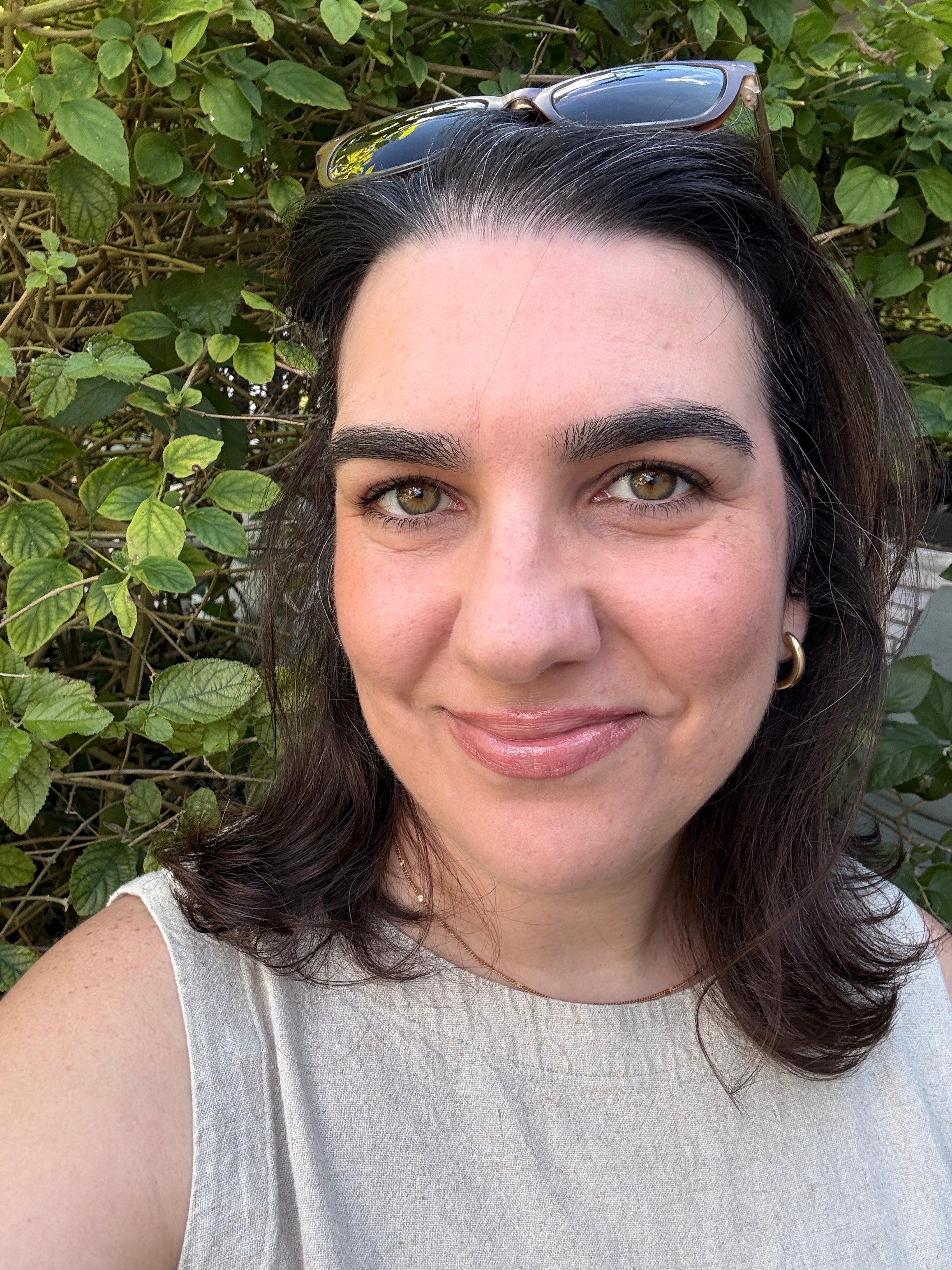 Two tone Chunky Hoops