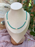 Turquoise Seed Bead Necklace - Sky’s Gem Box