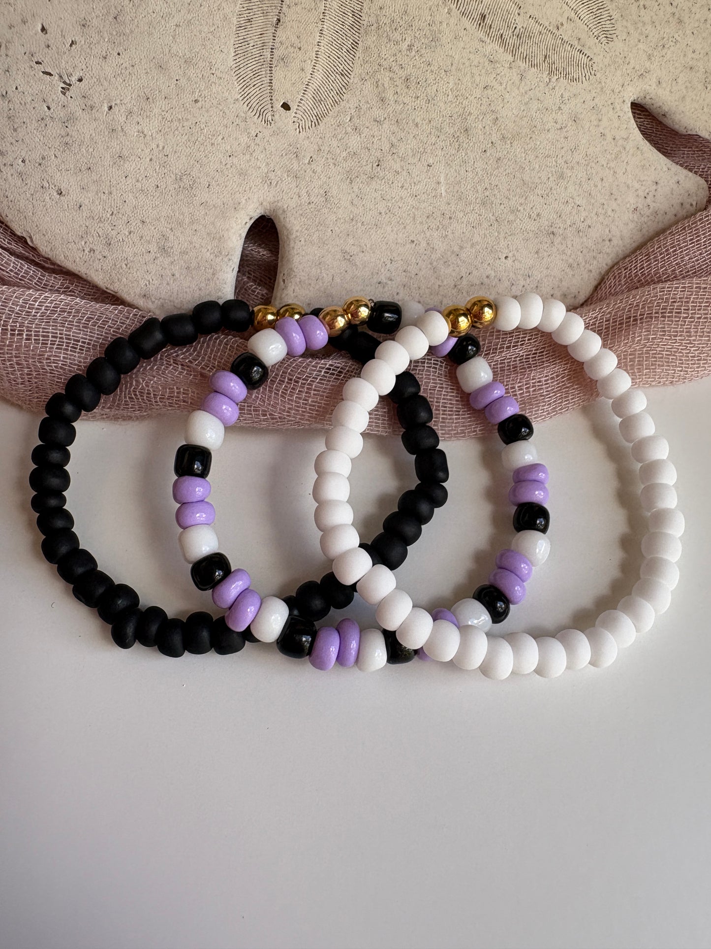 Kids- Halloween Glass Beads Bracelet