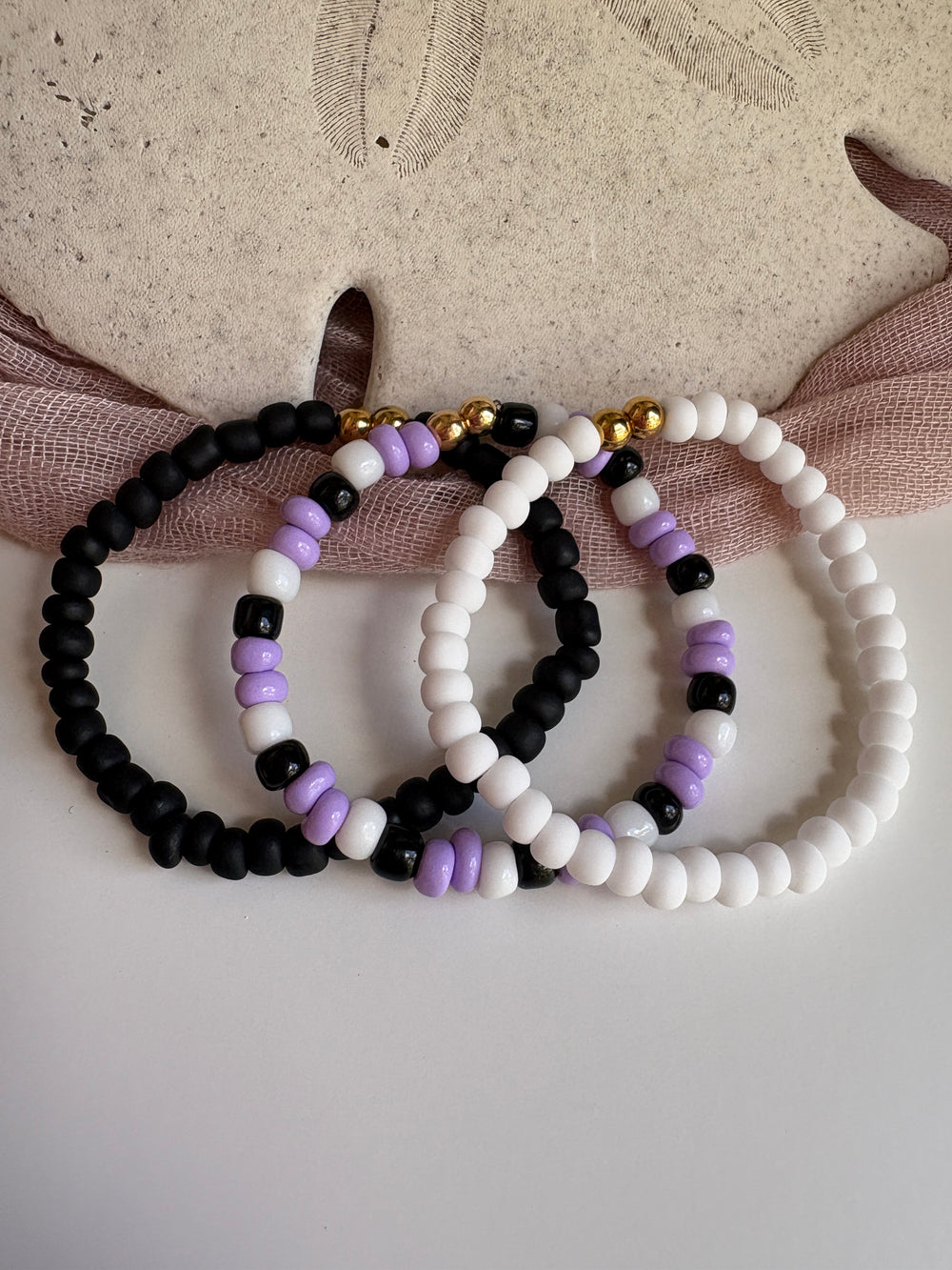 Kids- Matte White Bracelet - Sky’s Gem Box