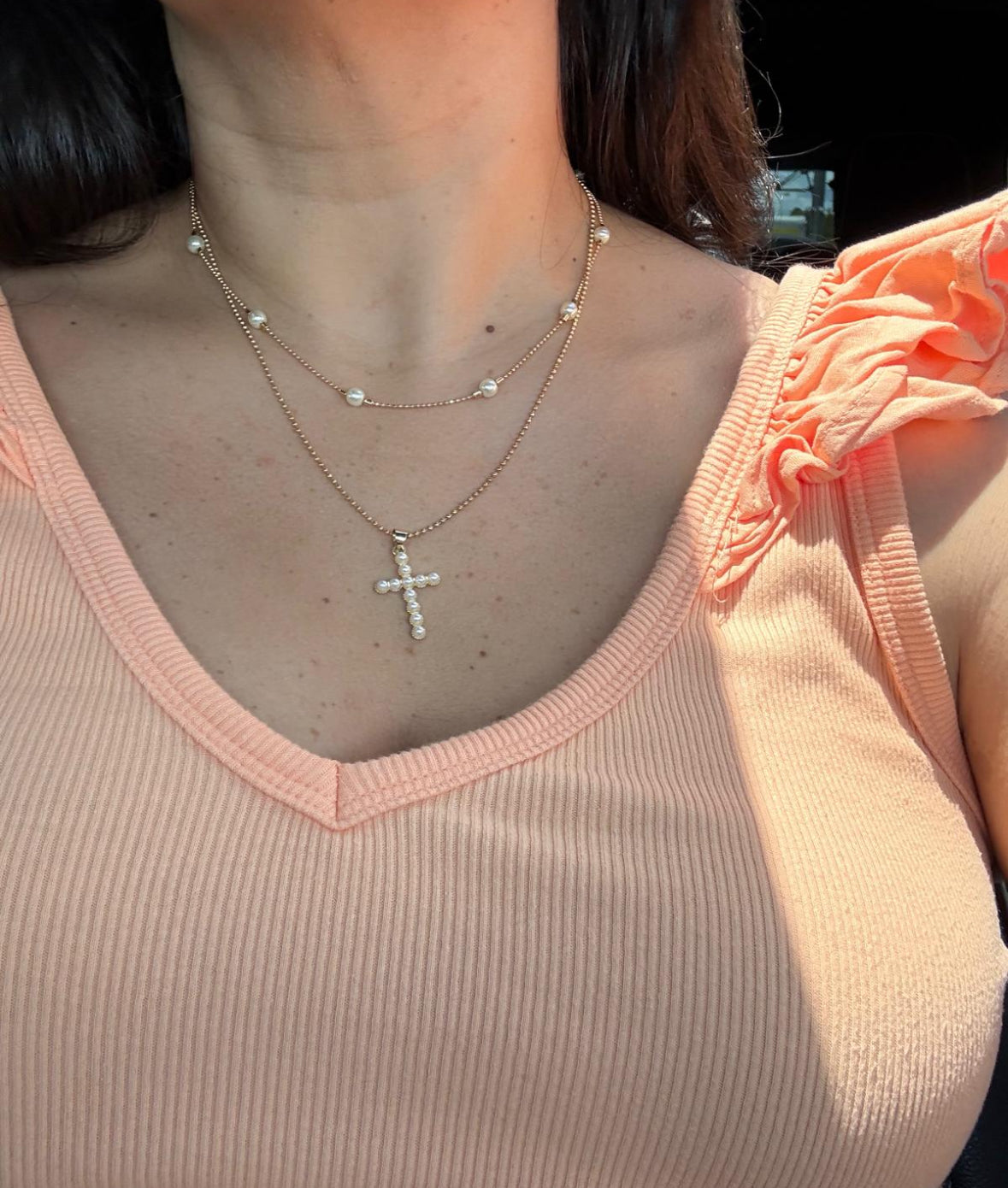 Dainty Pearl Necklace