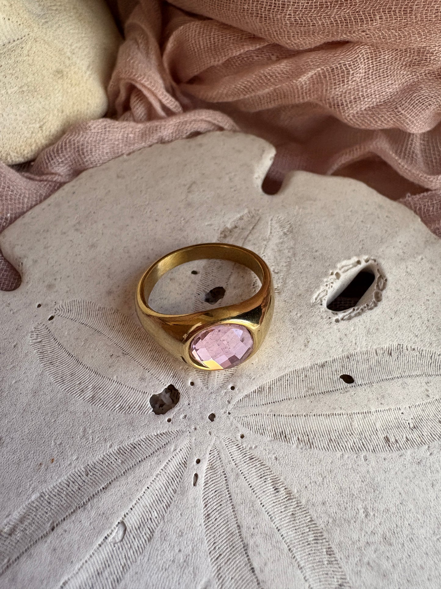 Gemstone Signet Ring