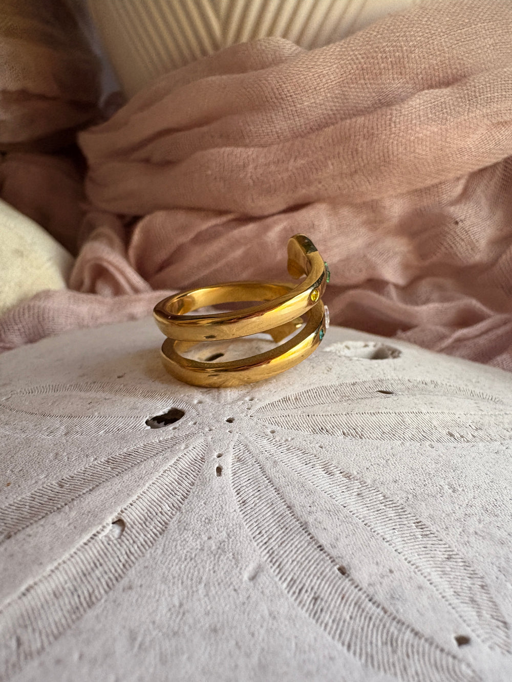 Rainbow Wrap Ring - Sky’s Gem Box