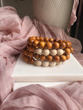 Warm Tone Wood Bracelet