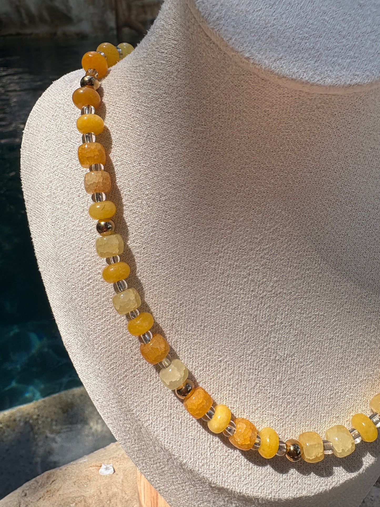 Sunshine Beaded Necklace
