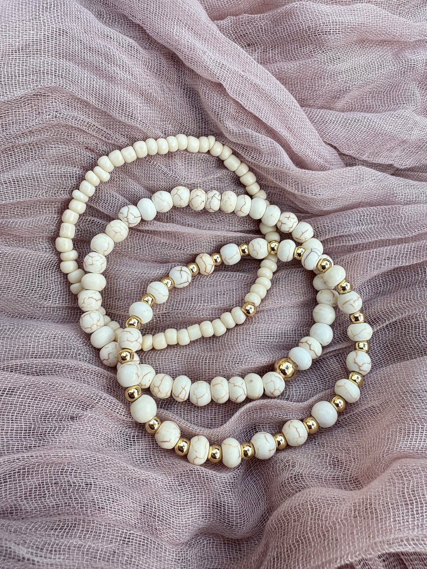 Set of 3 Neutral bracelets