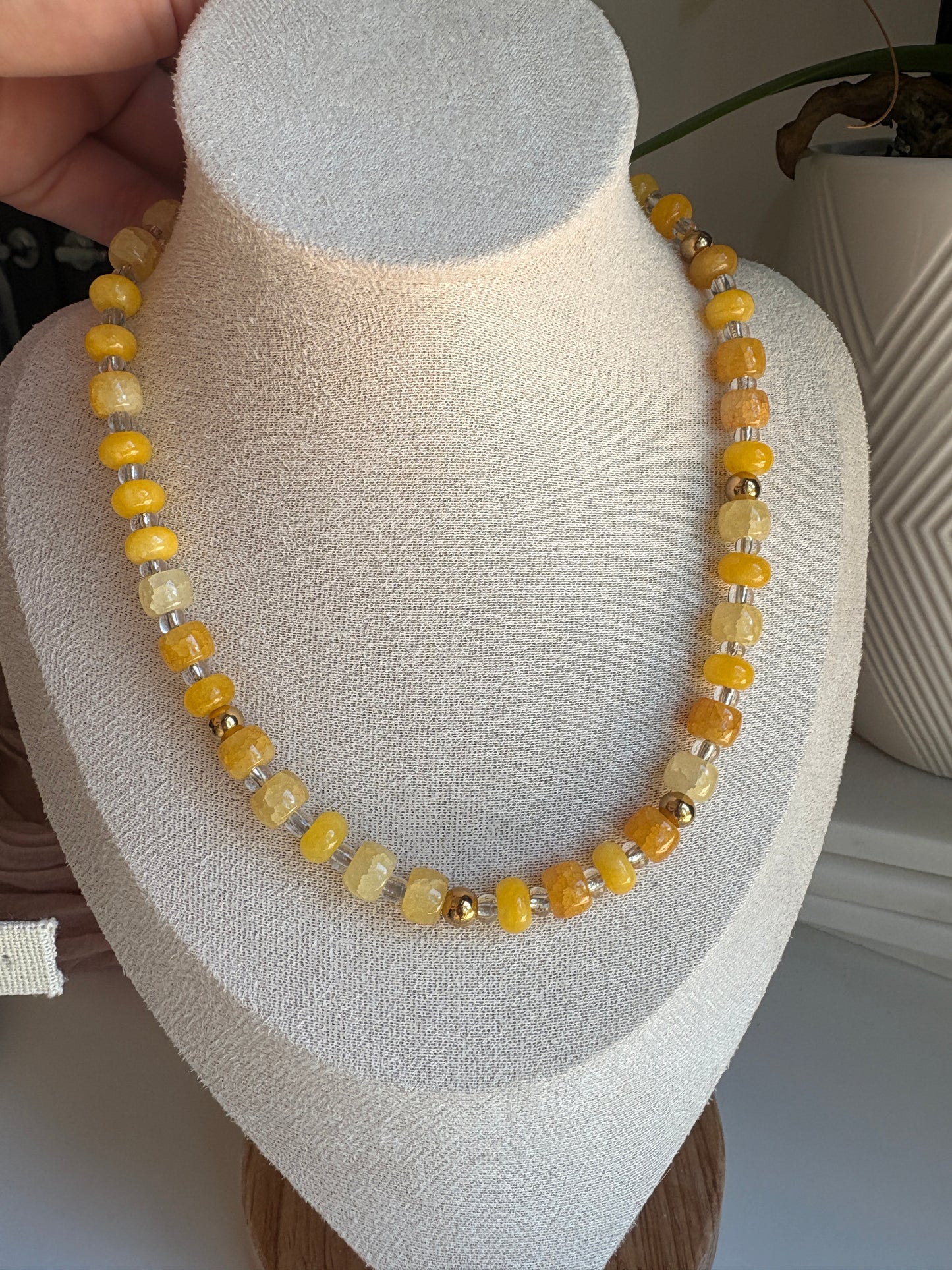 Sunshine Beaded Necklace