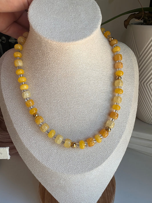 Sunshine Beaded Necklace