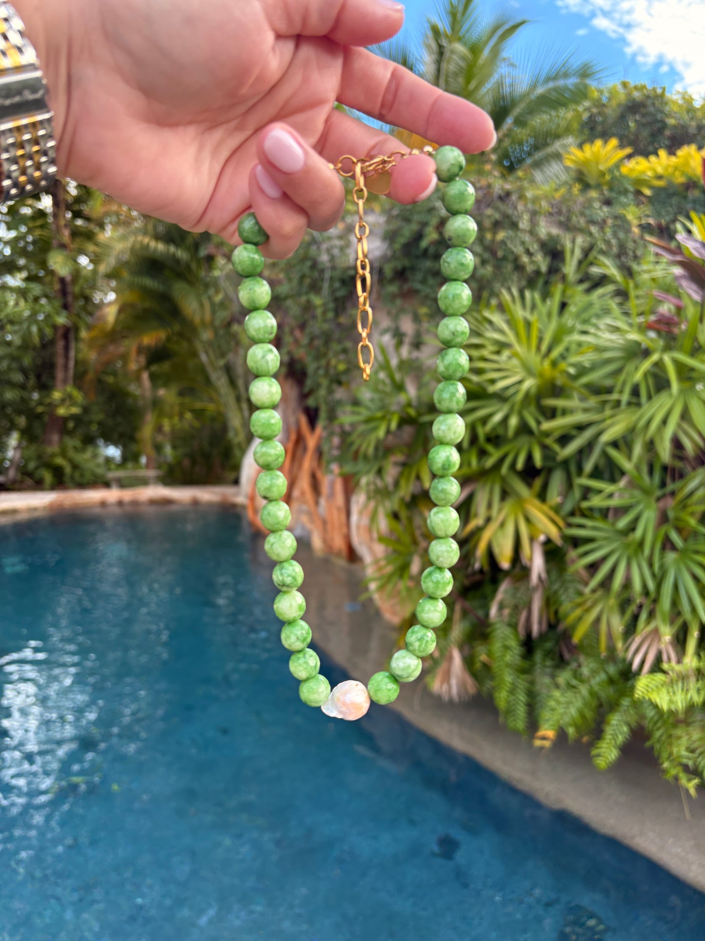 Green Goddess Necklace