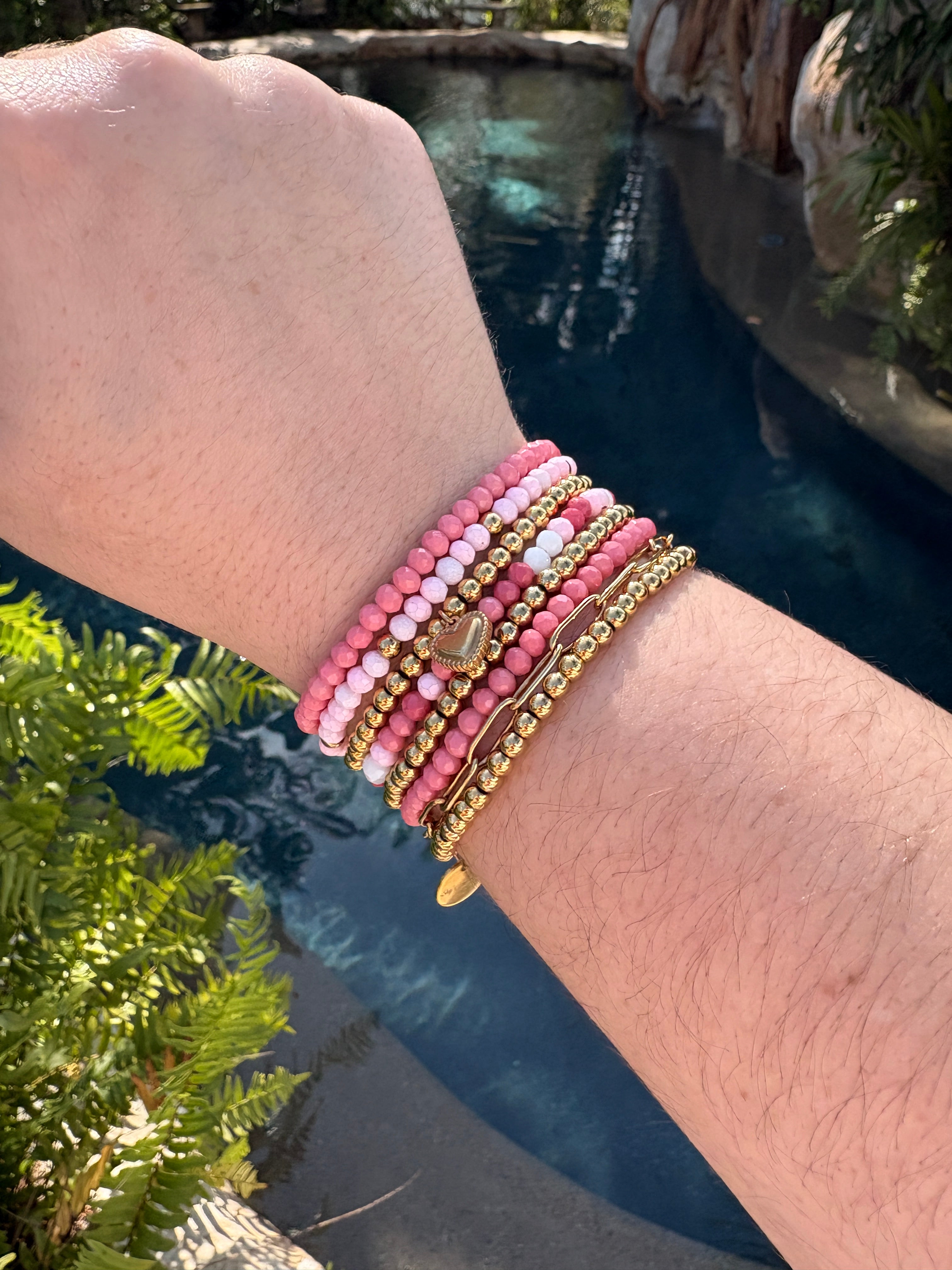 Czech Glass Color Pop Bracelet - Sky’s Gem Box