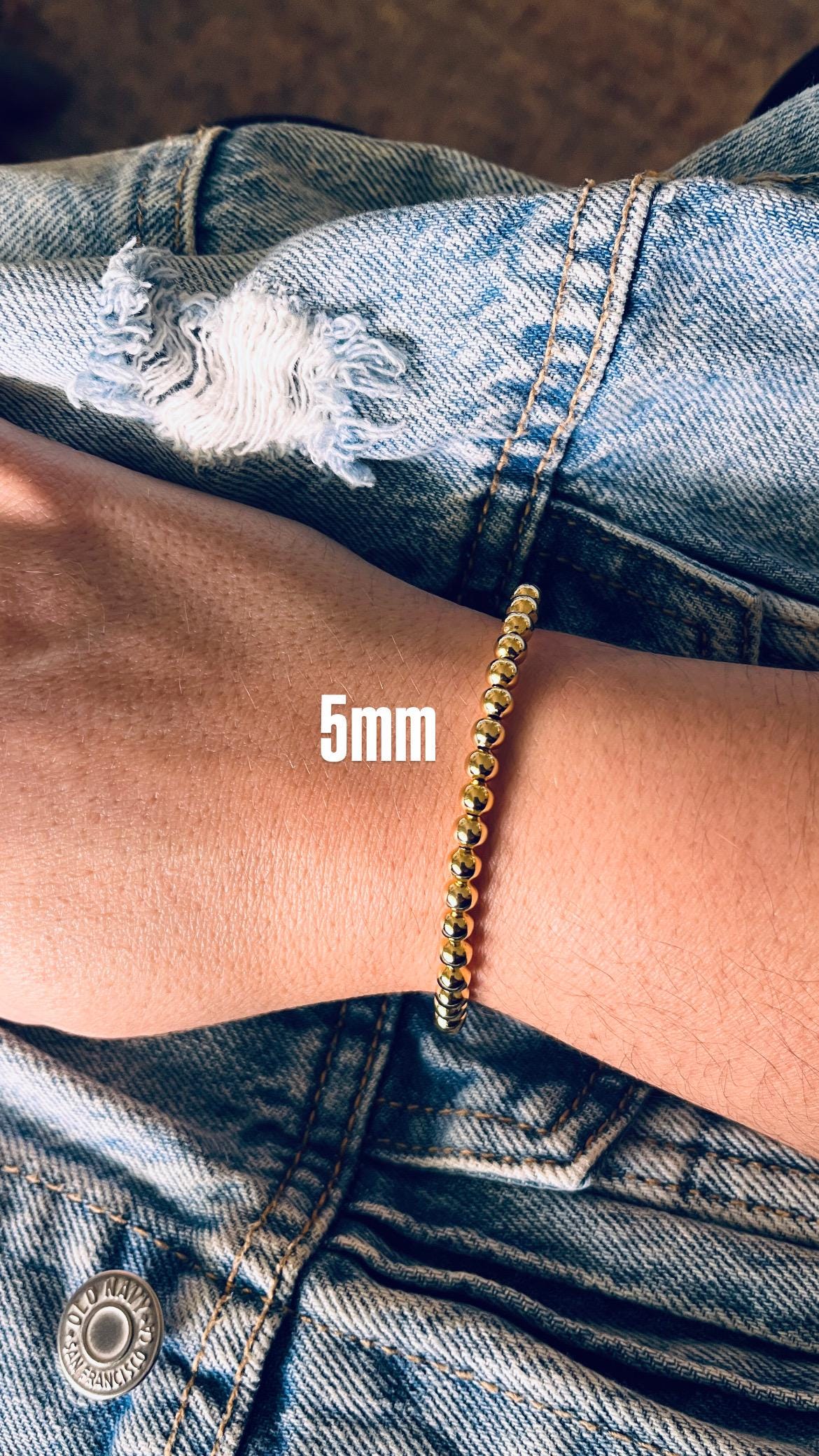 Gold plated Beaded Bracelets