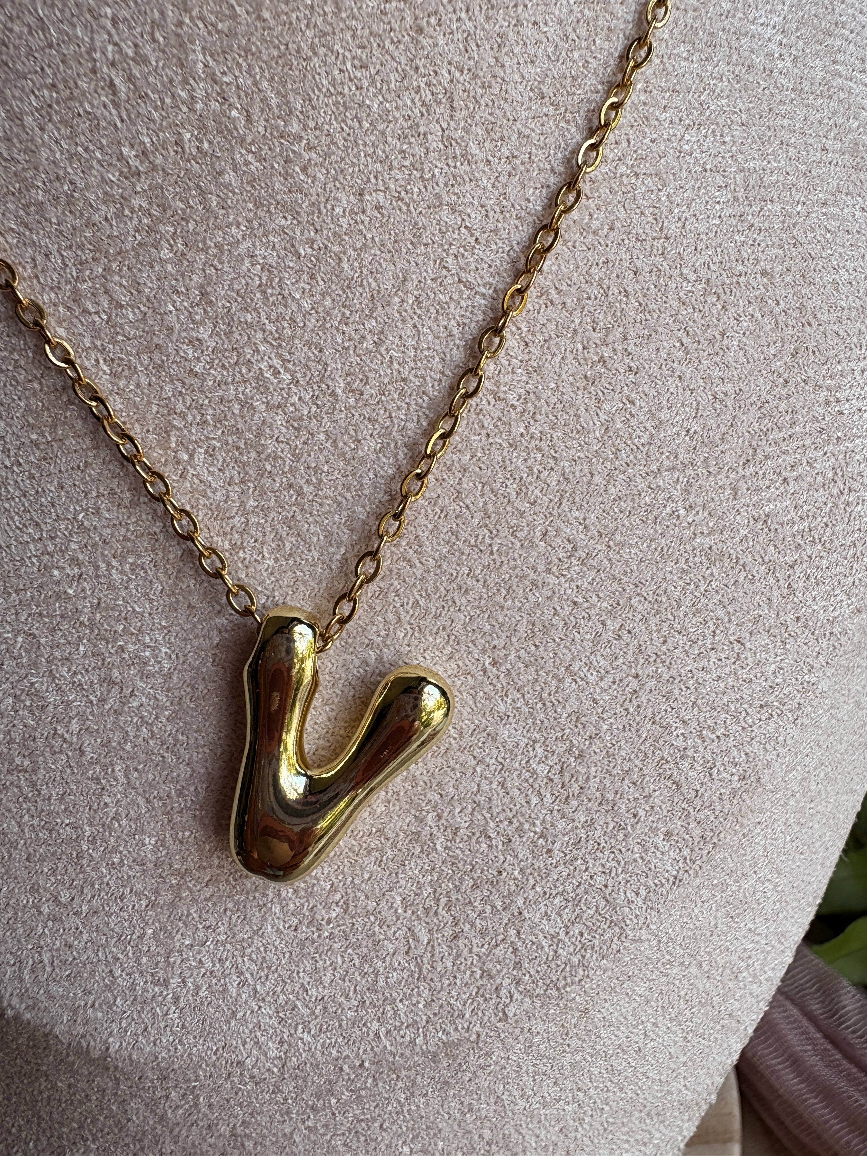 Bubble Letter Necklace