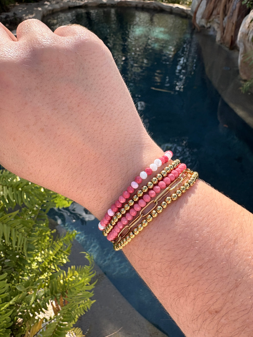 Czech Glass Color Pop Bracelet - Sky’s Gem Box