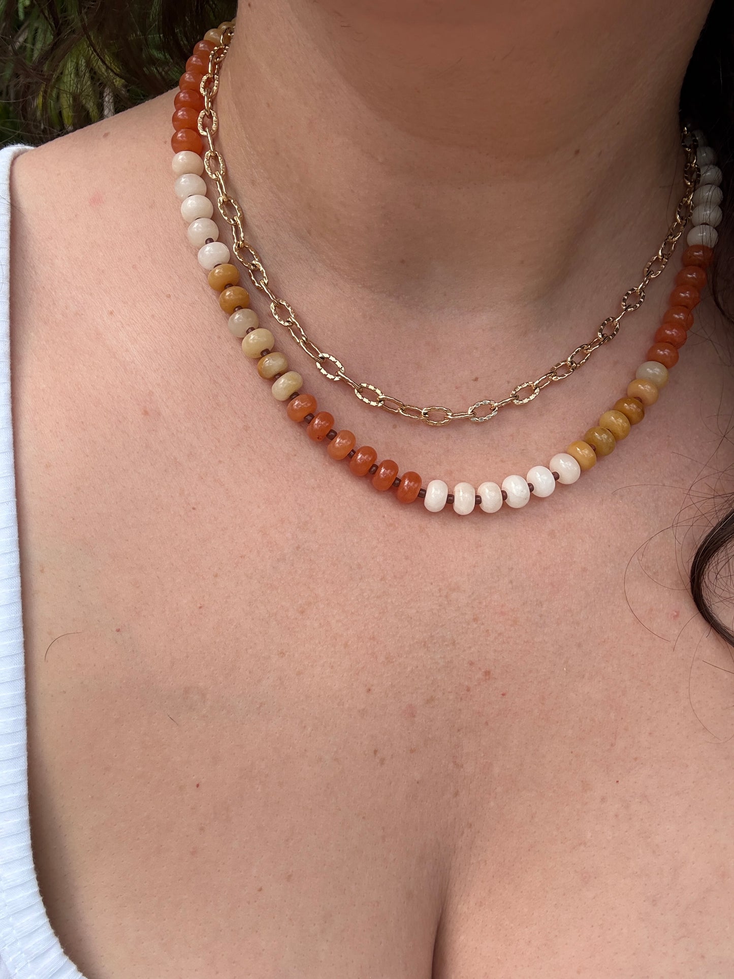 Hammered Oval Chain