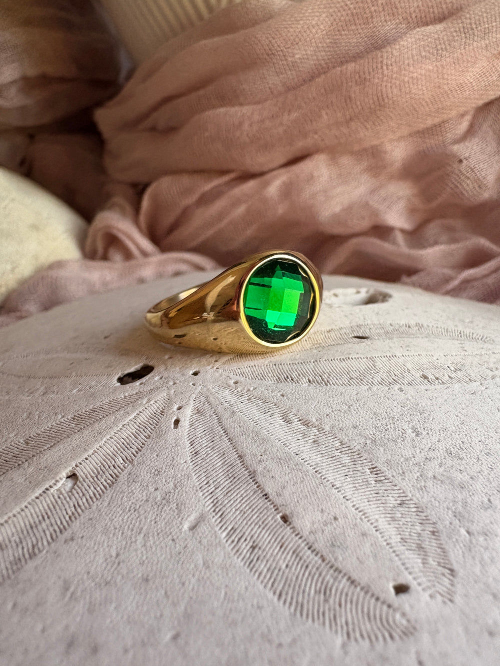 Gemstone Signet Ring - Sky’s Gem Box