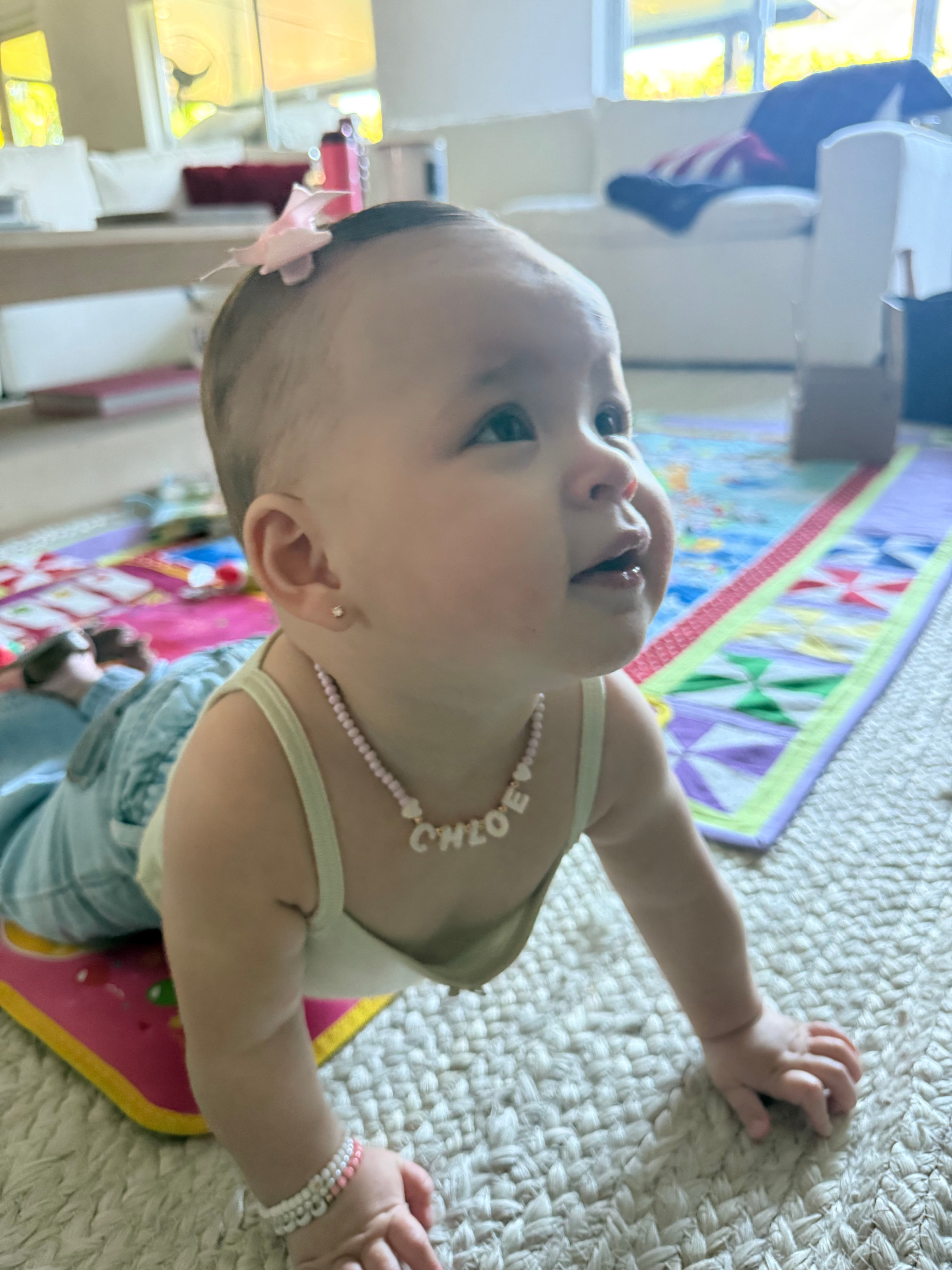 Kids - Shell Name Necklace pick your color