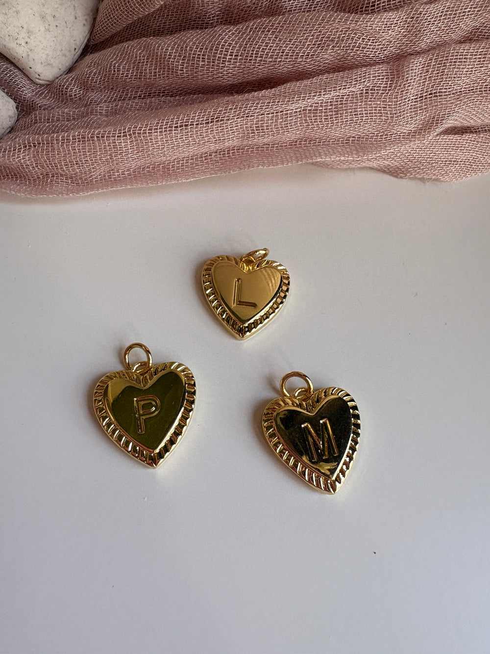 Heart Initial Pendant - Sky’s Gem Box