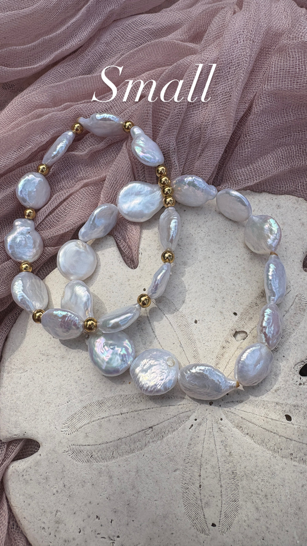 Coin Pearl Bracelet - Sky’s Gem Box