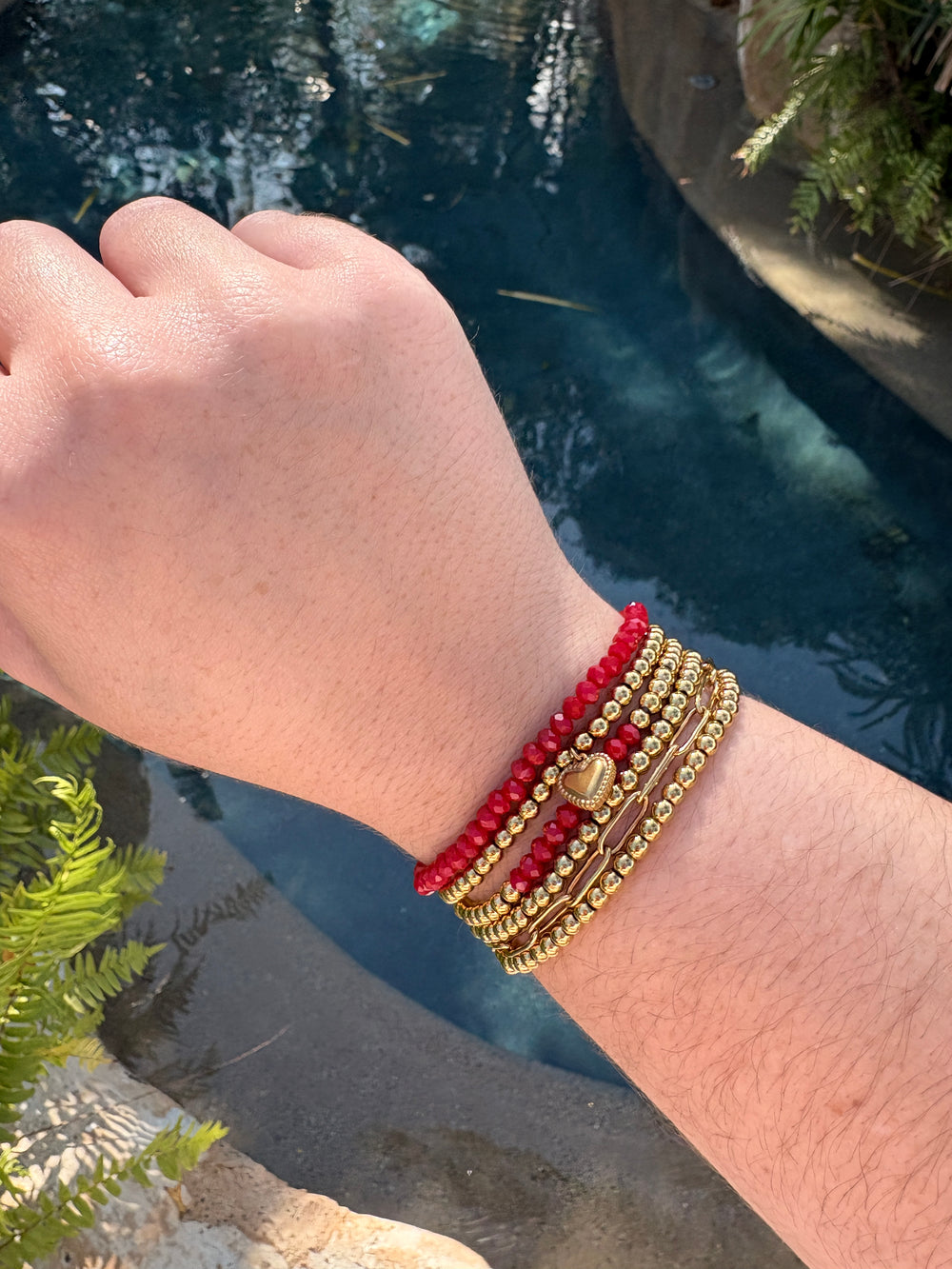 Czech Glass Color Pop Bracelet - Sky’s Gem Box