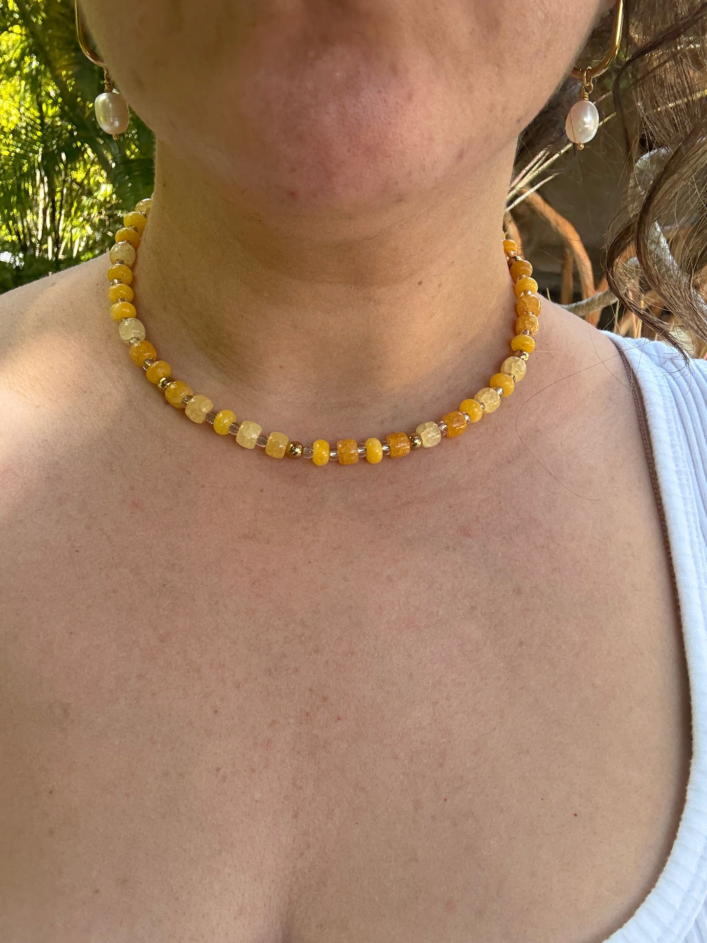 Sunshine Beaded Necklace