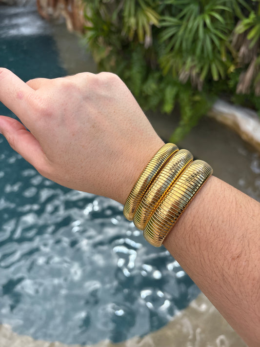 Stainless Steel Stretch Bangles - Sky’s Gem Box