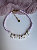Kids - Shell Name Necklace pick your color