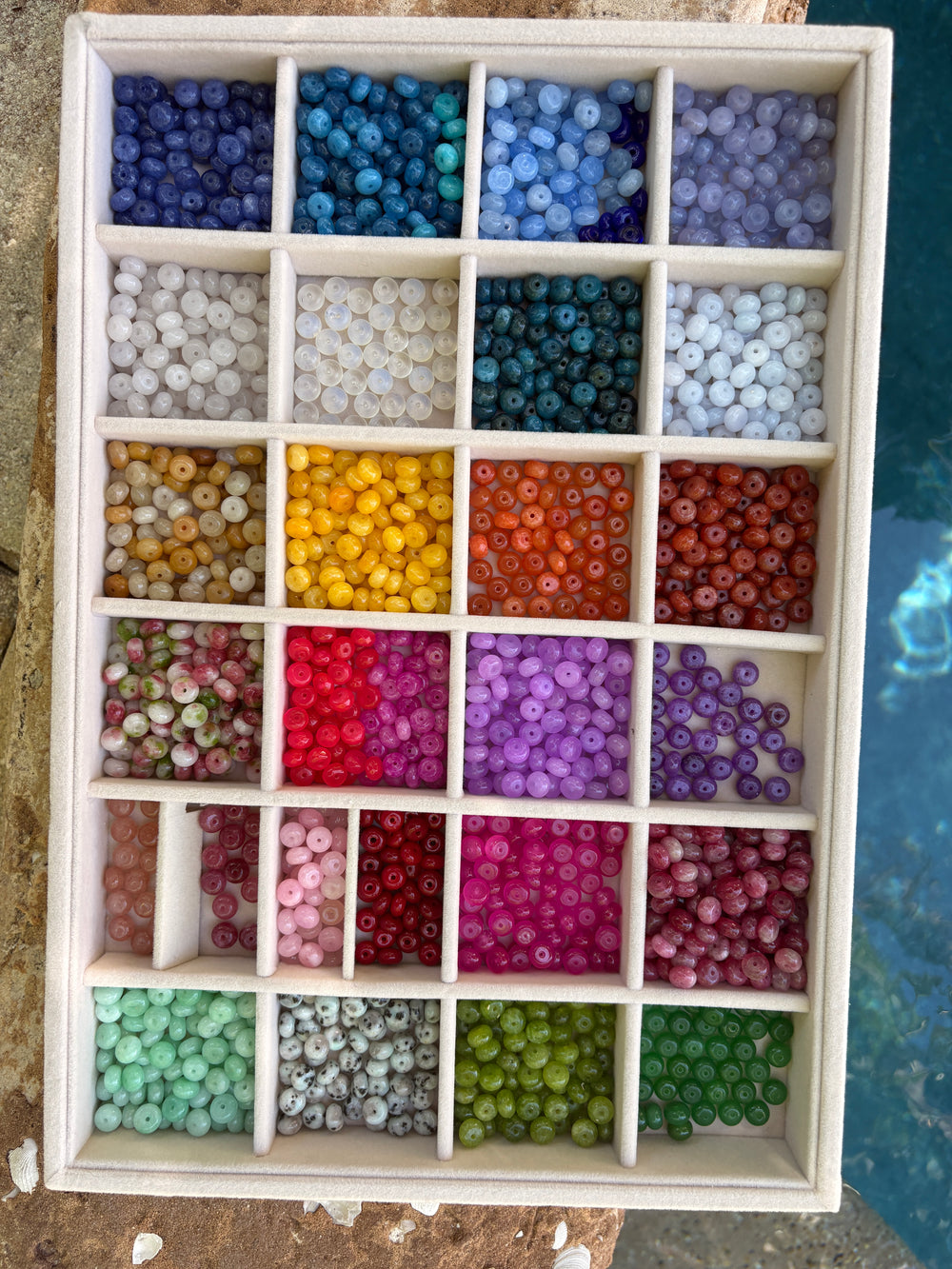 Pink and Purple Agate Beads Phone Strap - Sky’s Gem Box